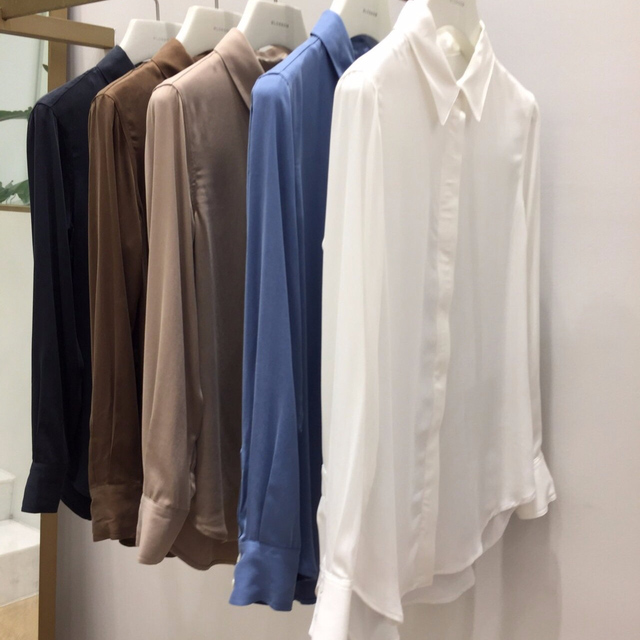 Blossom Martini Shirts 20s Women's Fall Tencel 