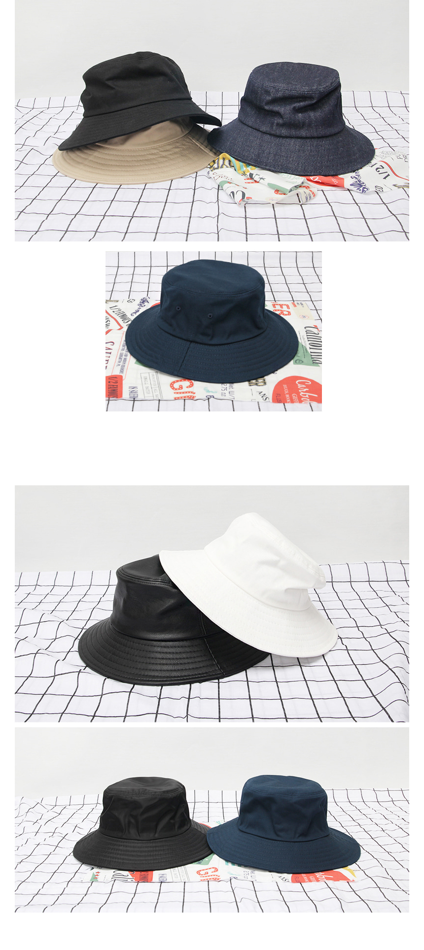 New Women's Hat Low Cotton Leather Poly Men Pla