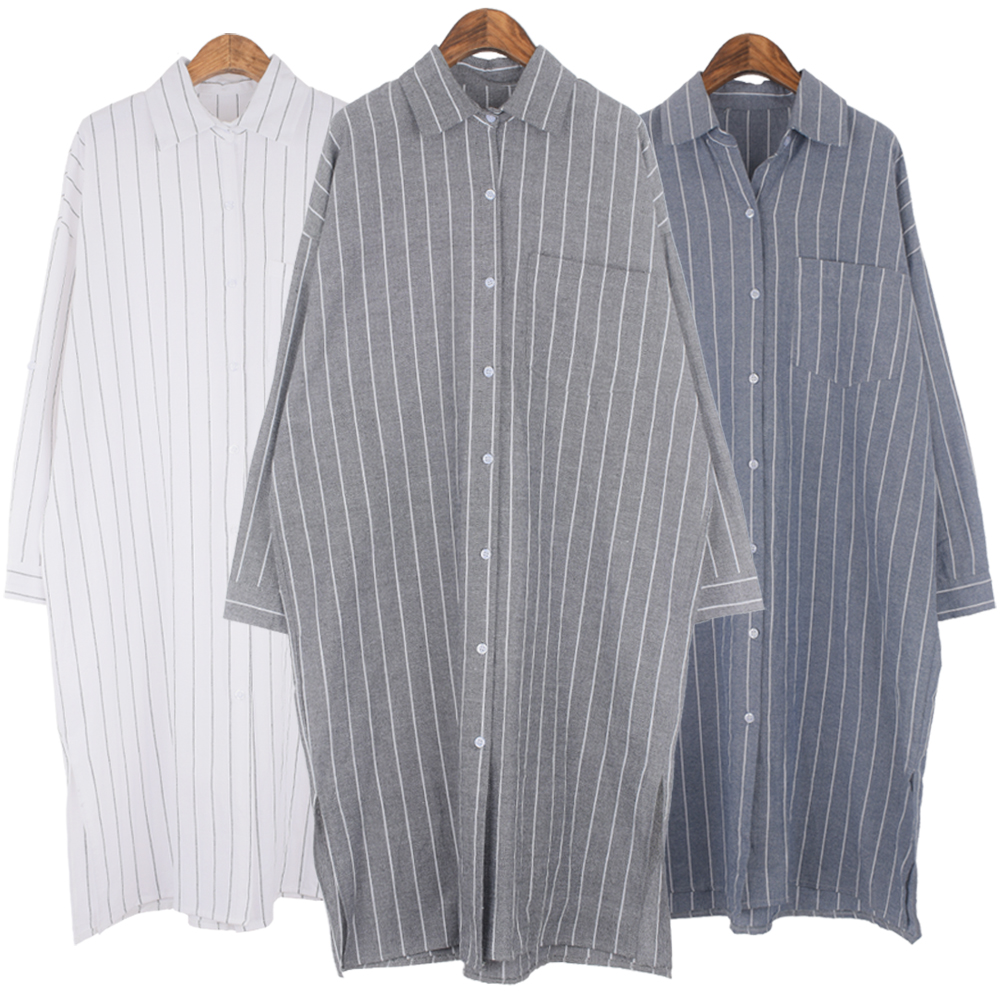 Cecese Darie Long Stripe Southern Shirt Check Mult