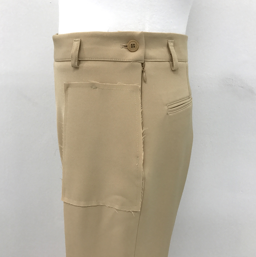 New Women's Pants Square Pocket Date Fit Fall S