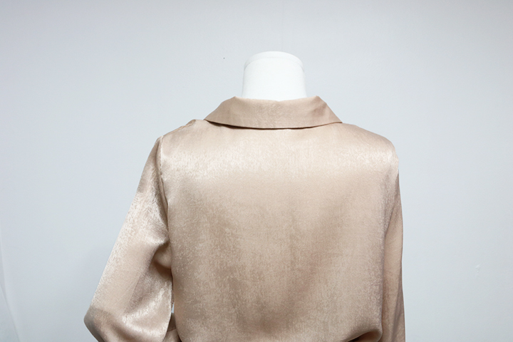 Autumn Silk Velor Blouse Shirt 4color Cody Pink Of