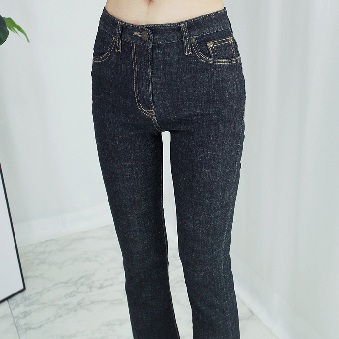 Women Jeans Pants Ji Qing Van Half Boots Cut Women