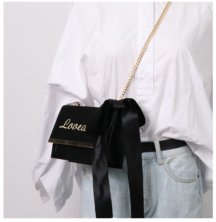 New Ribbon Silky square cross back Cute romantic s