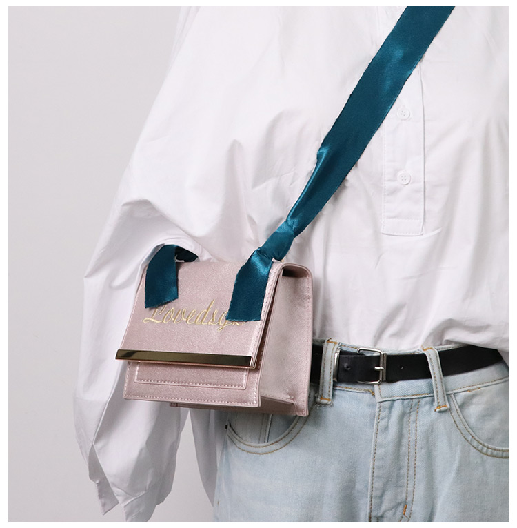 New Ribbon Silky square cross back Cute romantic s