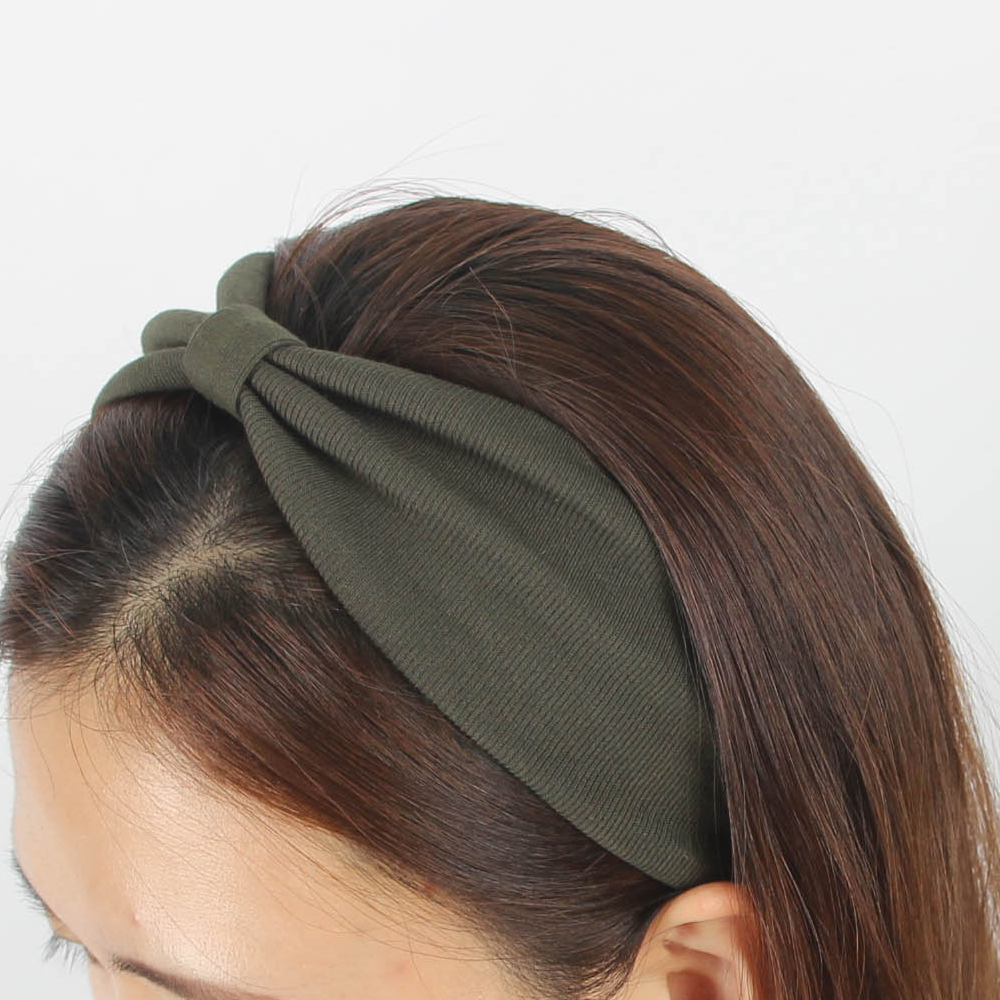 Cotton Wide Hair Band Headband Wide Yoga Exercise 