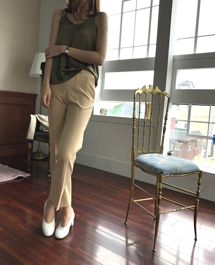 New Women's Pants Square Pocket Date Fit Fall S