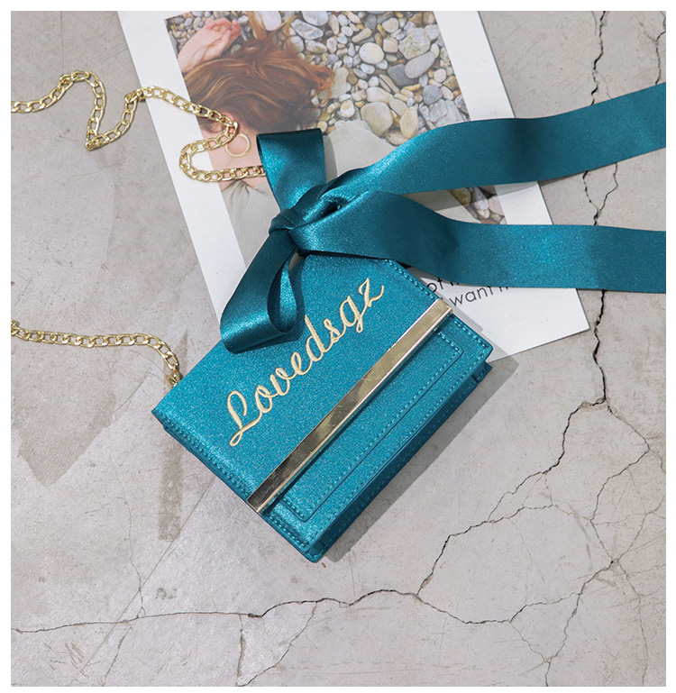 New Ribbon Silky square cross back Cute romantic s