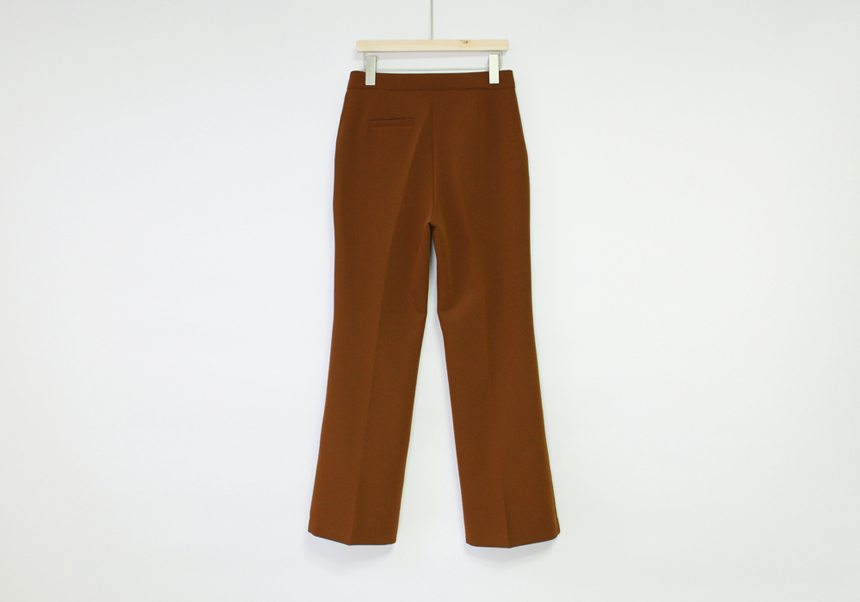 New Women's Pants Basic Wide Slacks Boot Cut Au