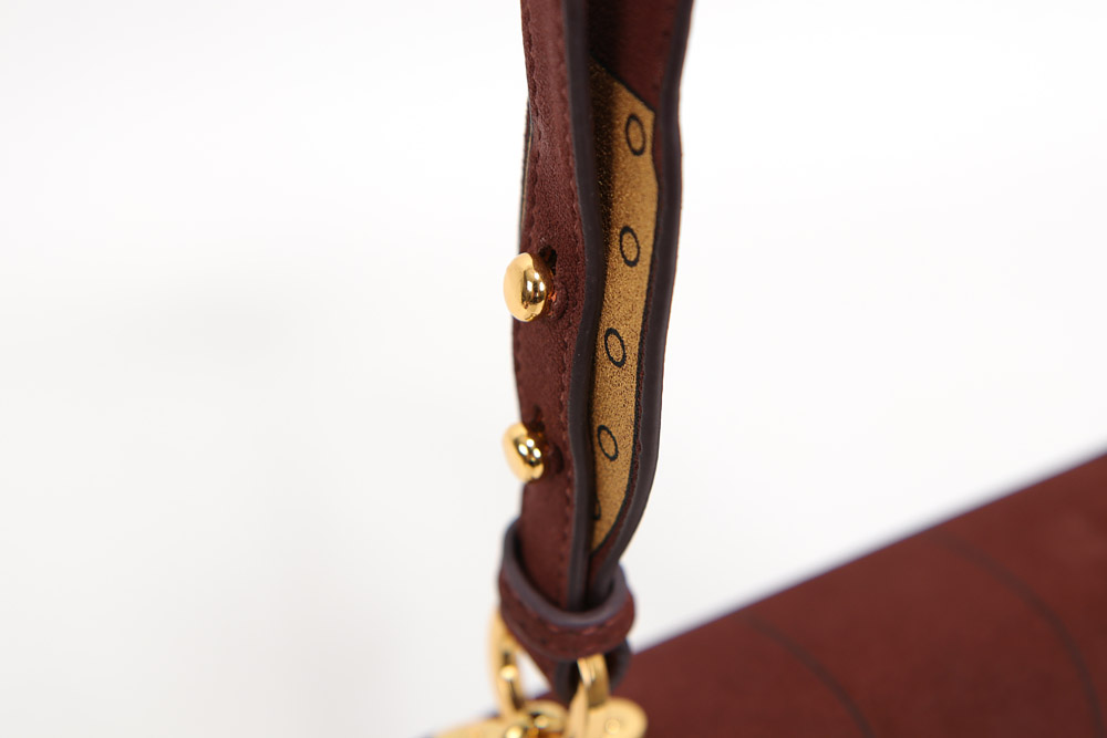 New Golden Square Square Mini Back Suede Square Ba