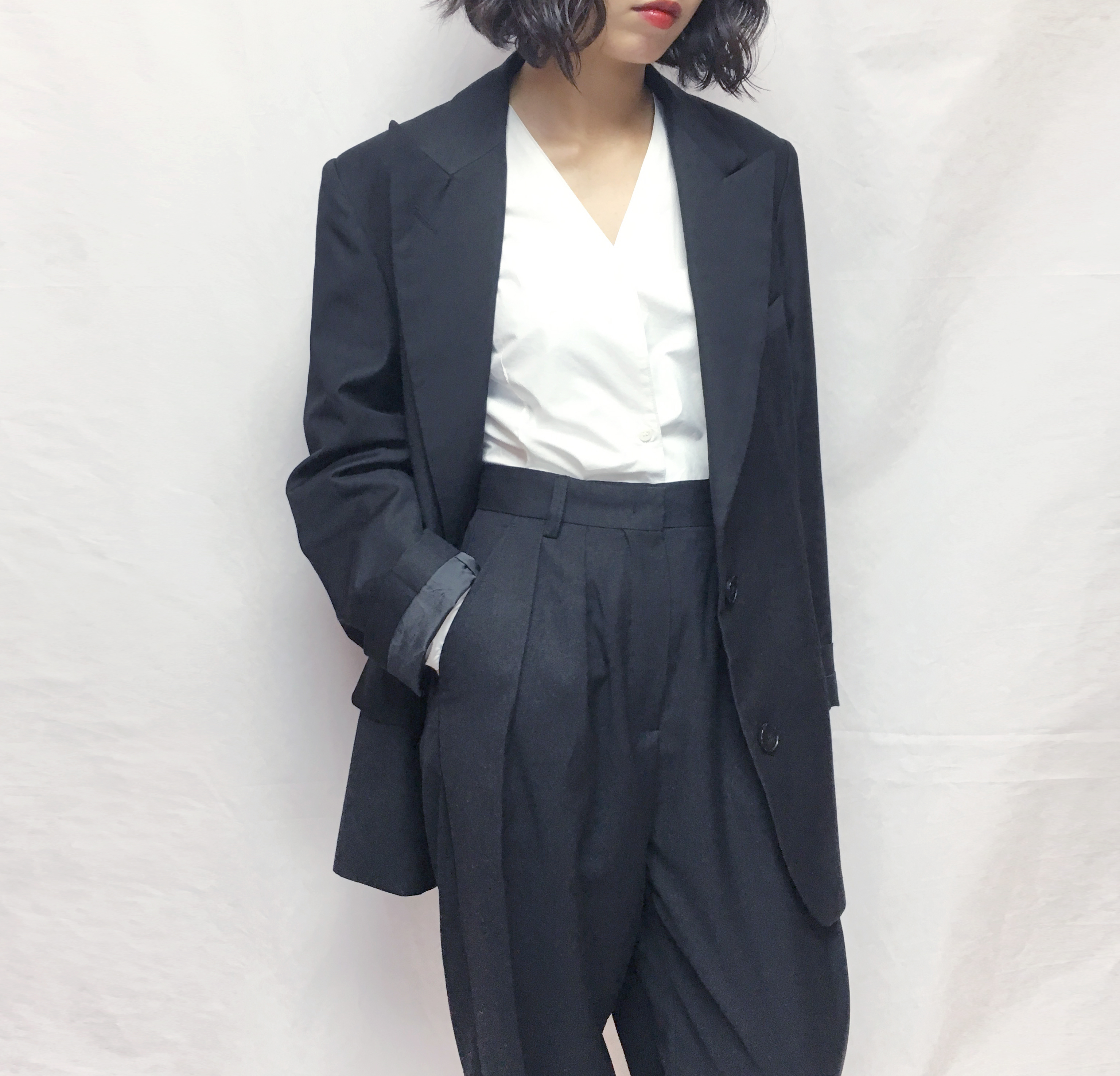 Wool blended set-up more open products