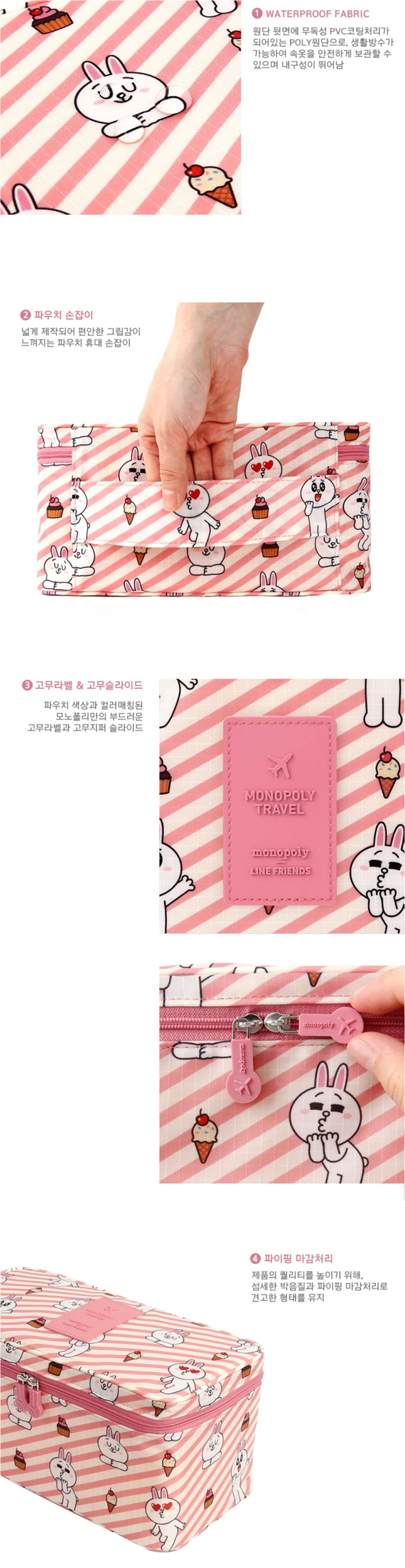 NEW TRAVEL STORAGE ORGANISER LINE FRIENDS