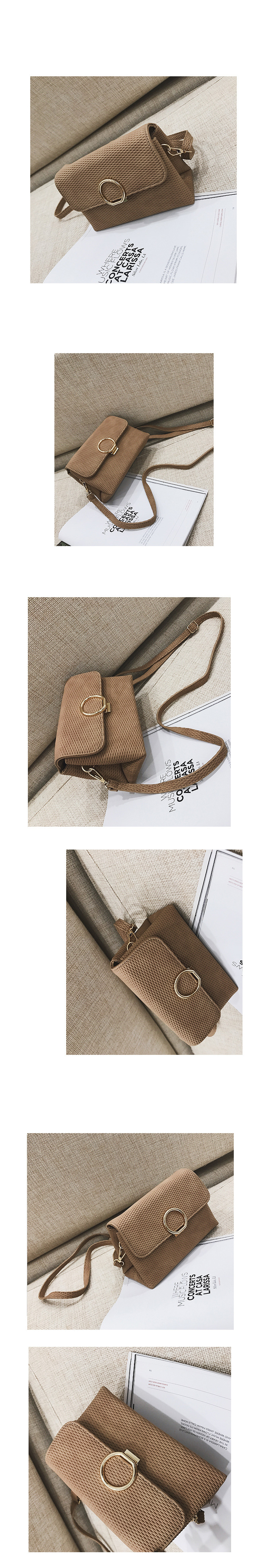 New Women Mini Bag Gold Ring Cross Back Bag F02015