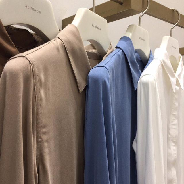 Blossom Martini Shirts 20s Women's Fall Tencel 