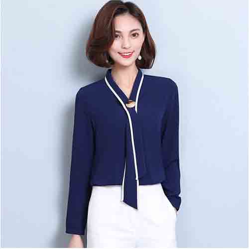 NEW FASHION LADY GIRL Blouse Big gold modern blous