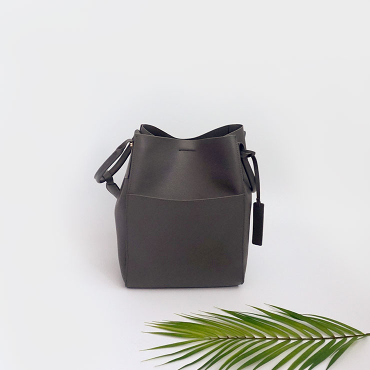 New Women's Bags Resin Hello Bucket Shoulder Ba