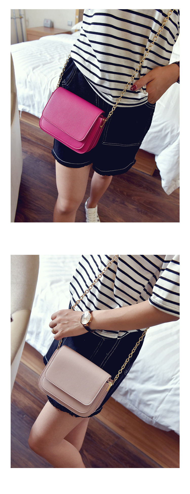 New cross-chain mini bag 20 pretty ladies three-wo