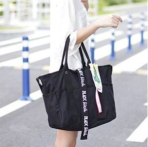 NEW ECO BAG Same day shipping Black Label Canvas E