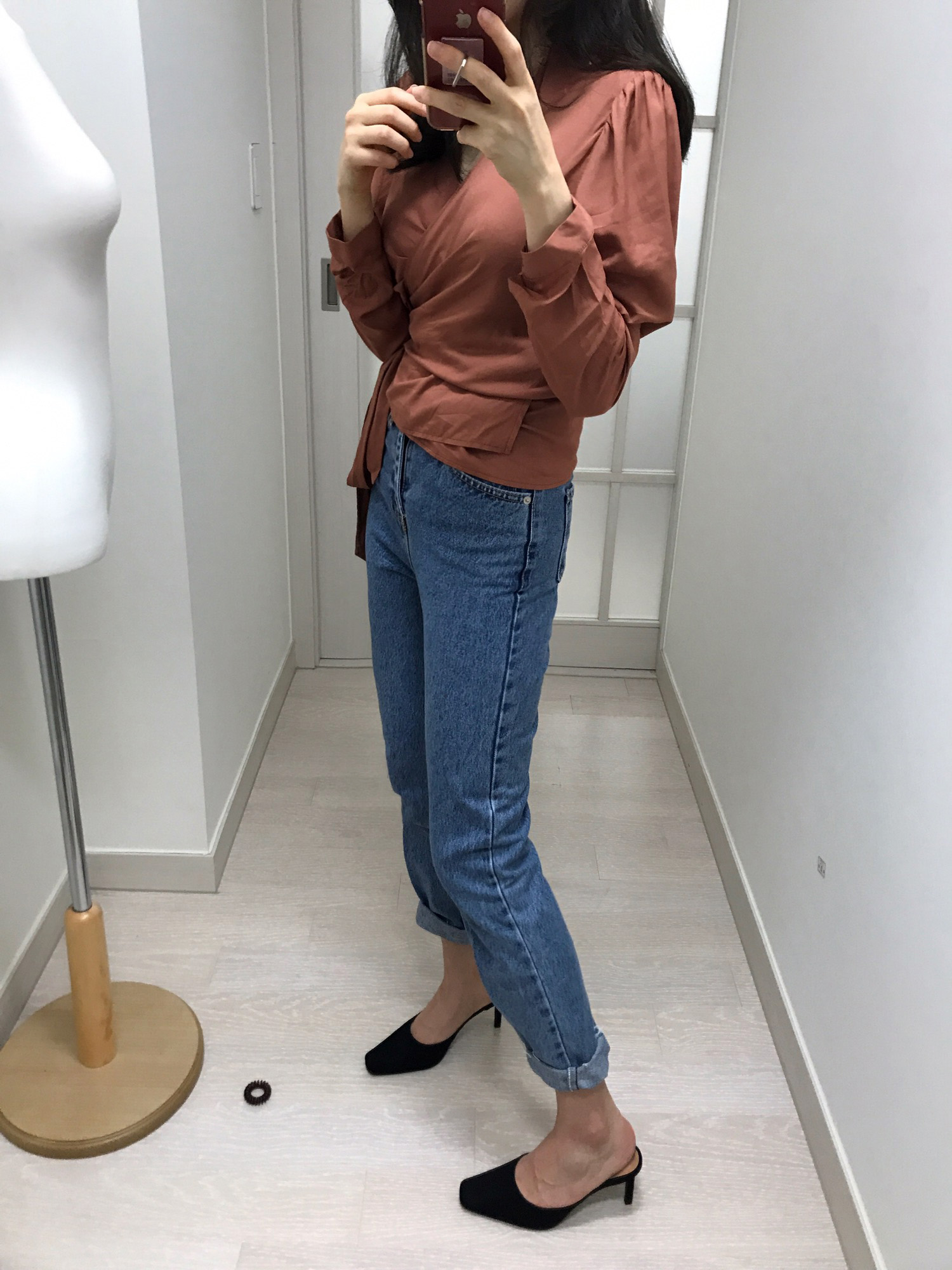 NEW FASHION LADY GIRL Blouse Feminine Wrap Blouse 