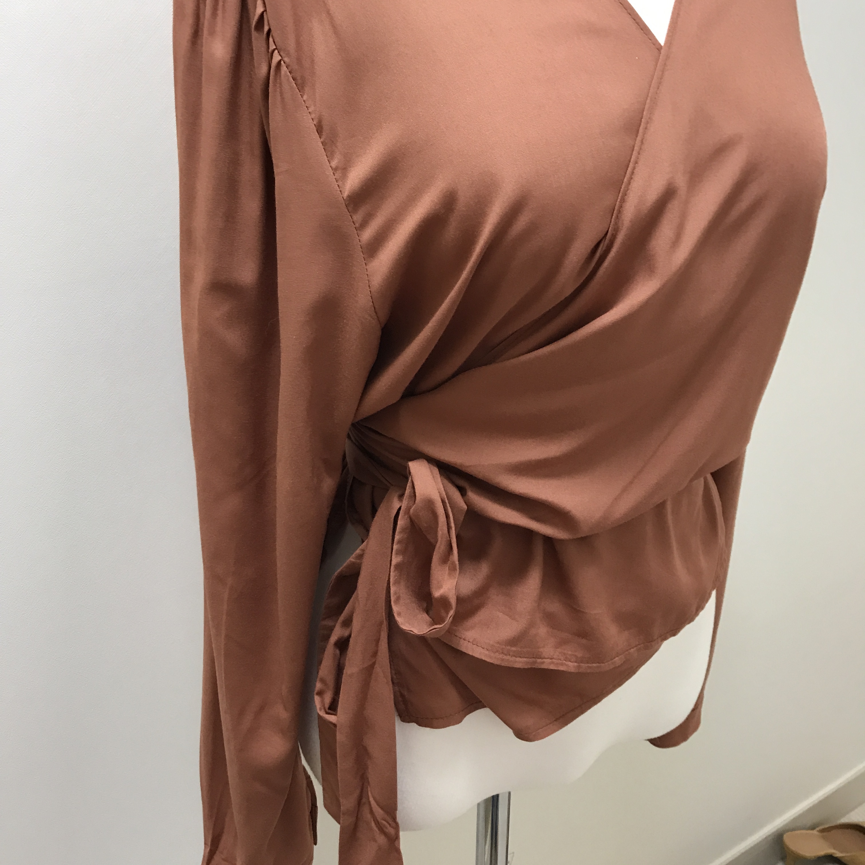 NEW FASHION LADY GIRL Blouse Feminine Wrap Blouse 