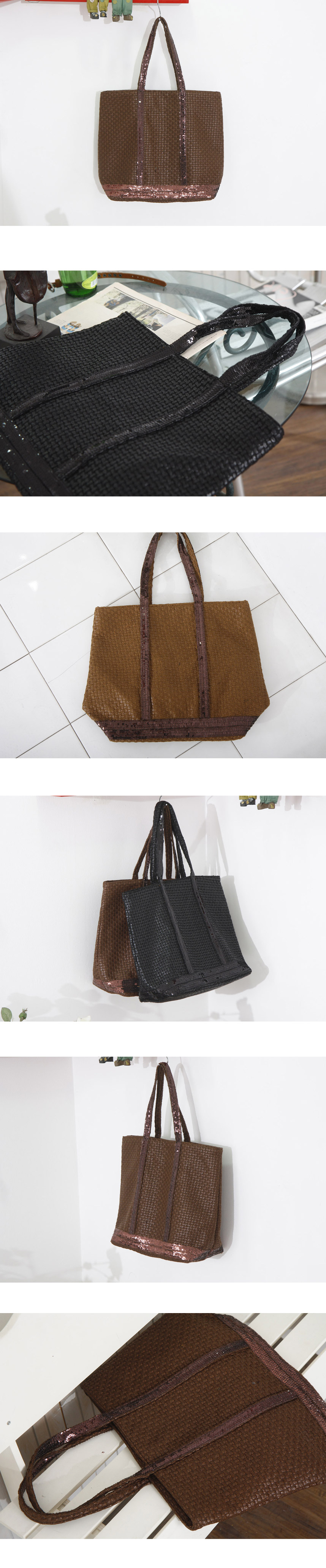 Simple showbags Luxury diaper bag Sequin Light sho