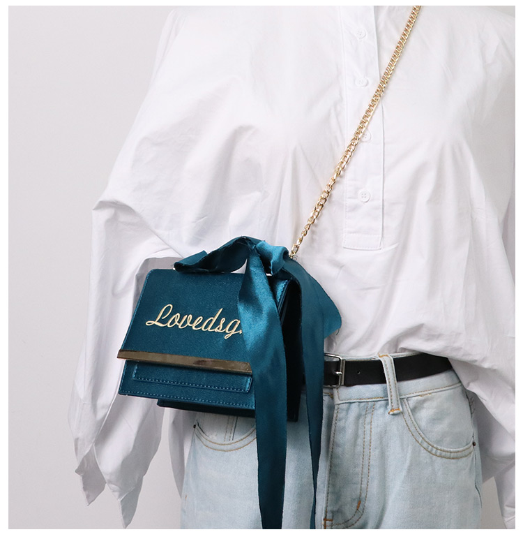 New Ribbon Silky square cross back Cute romantic s