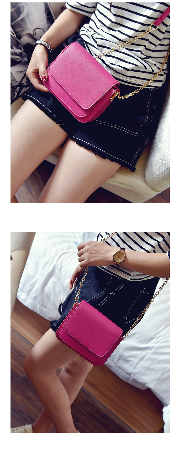 New cross-chain mini bag 20 pretty ladies three-wo