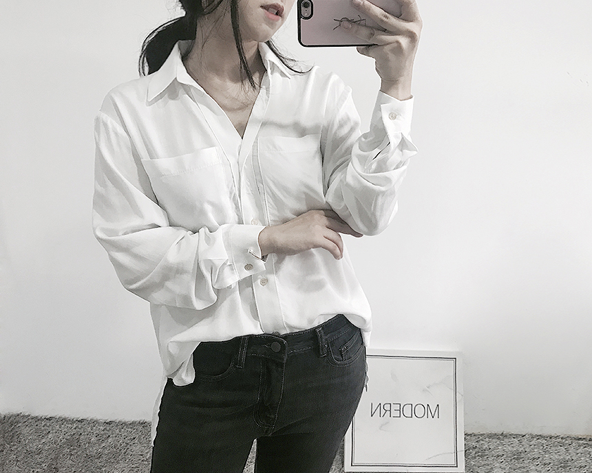 Silk Blouse Suits Coody Office Looks Silk Women