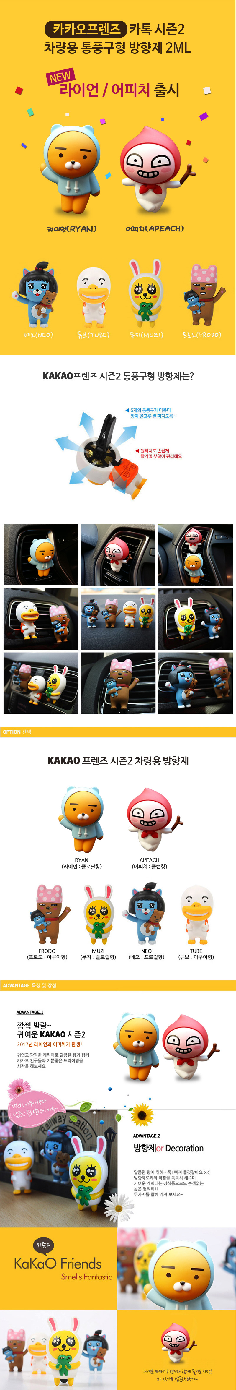 Car Air Freshener Cacao Friends Season 2 Ventilate