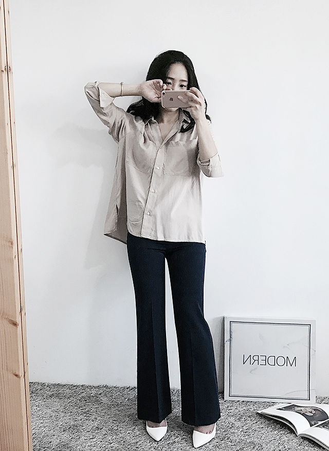 Silk Blouse Suits Coody Office Looks Silk Women