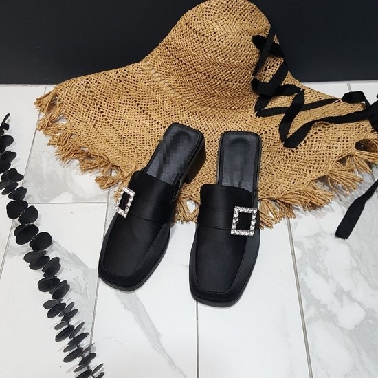 New Order Busty Fabi Square Blower Black Cody Shoe