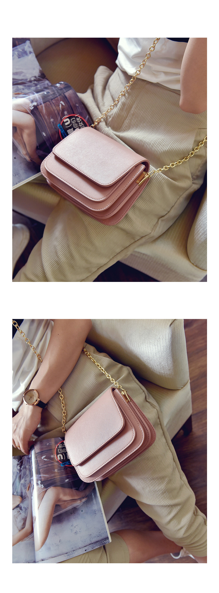 New cross-chain mini bag 20 pretty ladies three-wo