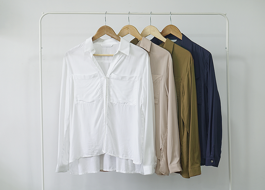 Silk Blouse Suits Coody Office Looks Silk Women