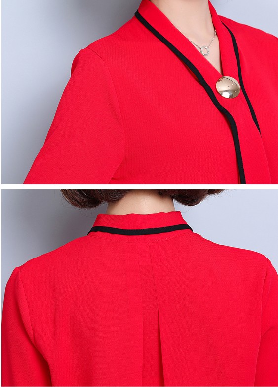 NEW FASHION LADY GIRL Blouse Big gold modern blous