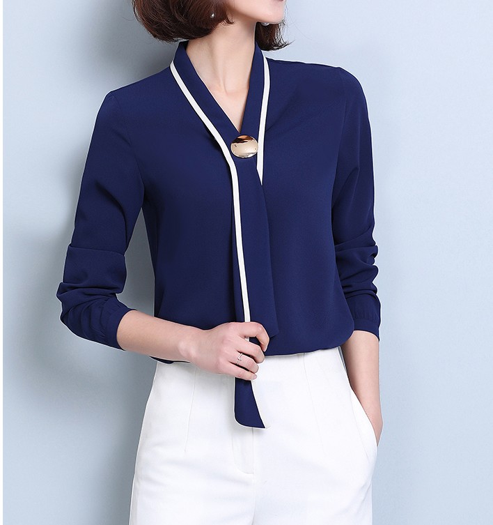 NEW FASHION LADY GIRL Blouse Big gold modern blous