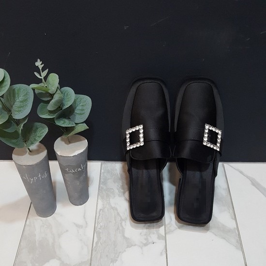 New Order Busty Fabi Square Blower Black Cody Shoe