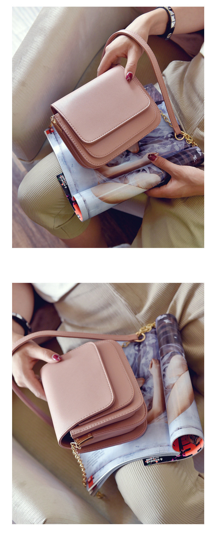 New cross-chain mini bag 20 pretty ladies three-wo