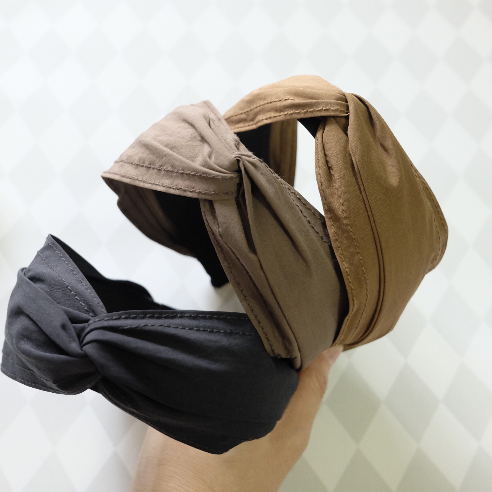 Headband Wide twist Plain hair band Bandana 3color