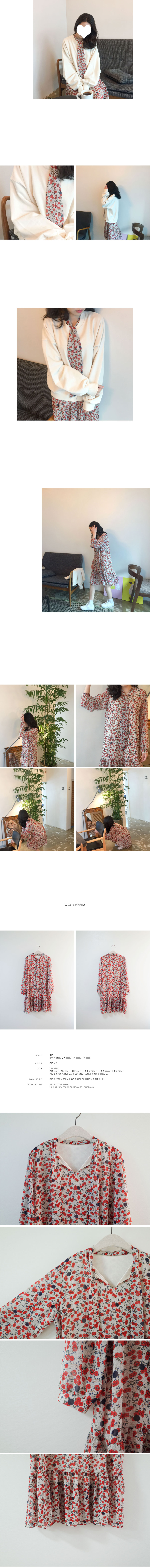 New Women Dress Flower Chiffon Dress Autumn Frilly