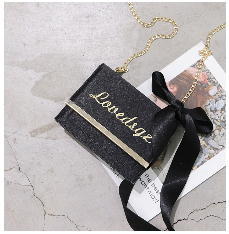 New Ribbon Silky square cross back Cute romantic s