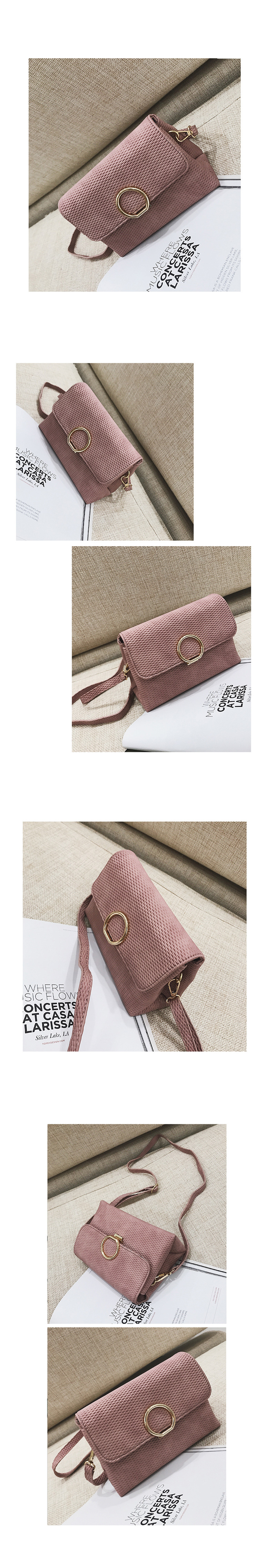 New Women Mini Bag Gold Ring Cross Back Bag F02015