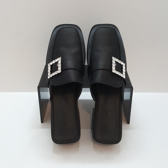 New Order Busty Fabi Square Blower Black Cody Shoe