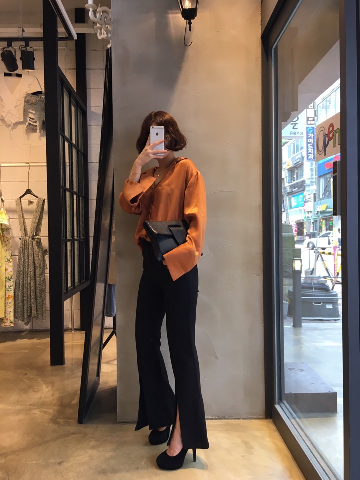 NEW FASHION LADY GIRL Blouse Free Shipping Silky B