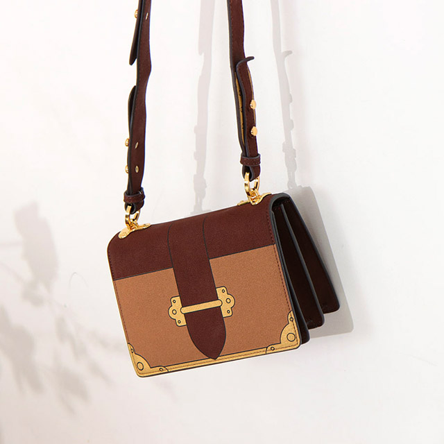 New Golden Square Square Mini Back Suede Square Ba