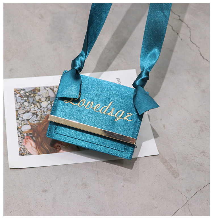 New Ribbon Silky square cross back Cute romantic s