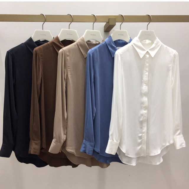 Blossom Martini Shirts 20s Women's Fall Tencel 