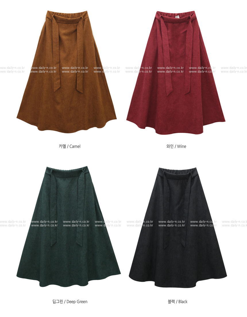 Knicks A line bending long skirt 30s female flare 