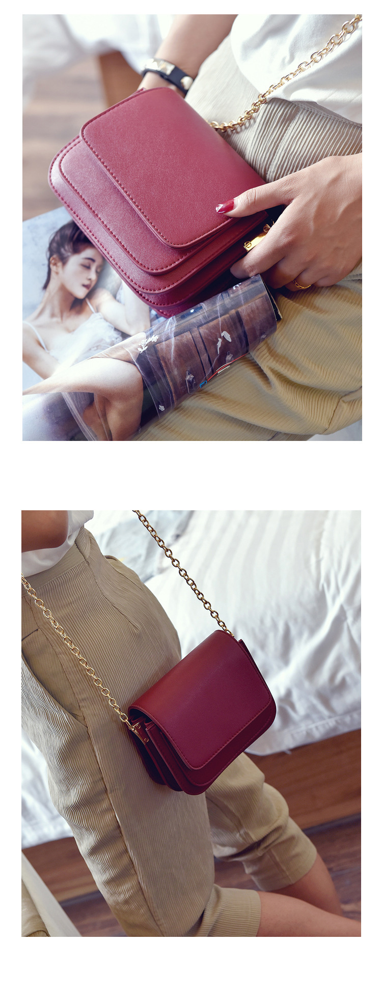 New cross-chain mini bag 20 pretty ladies three-wo