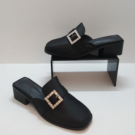 New Order Busty Fabi Square Blower Black Cody Shoe