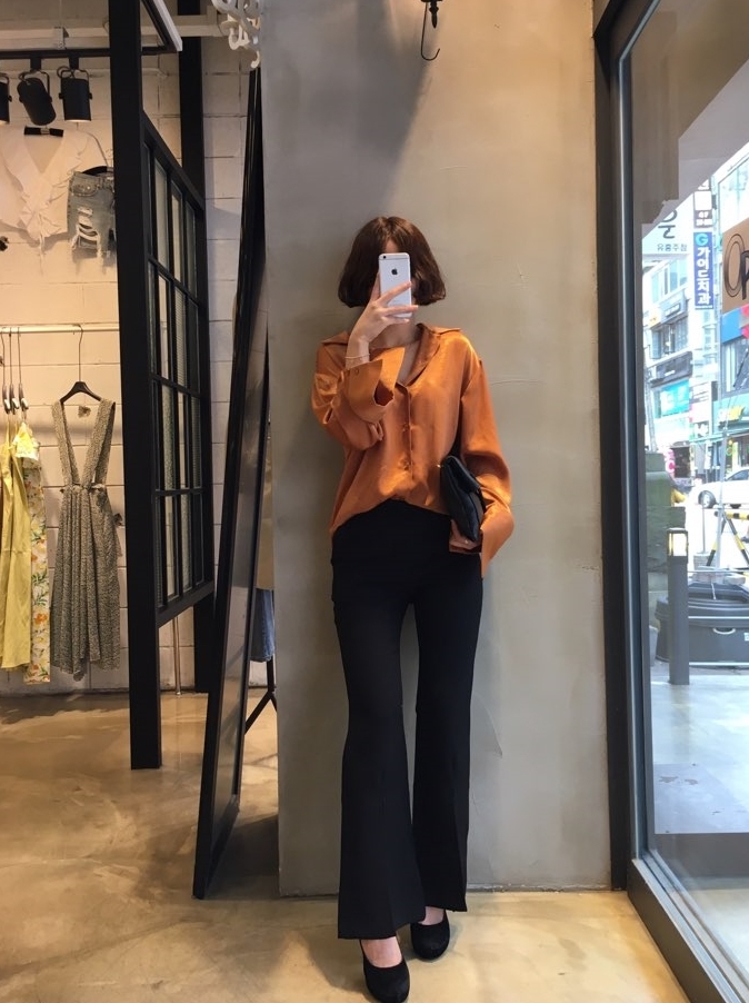 NEW FASHION LADY GIRL Blouse Free Shipping Silky B