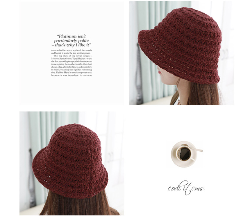 Women Sun Hats Knit Buckets Hat Woolly Hat Merino 